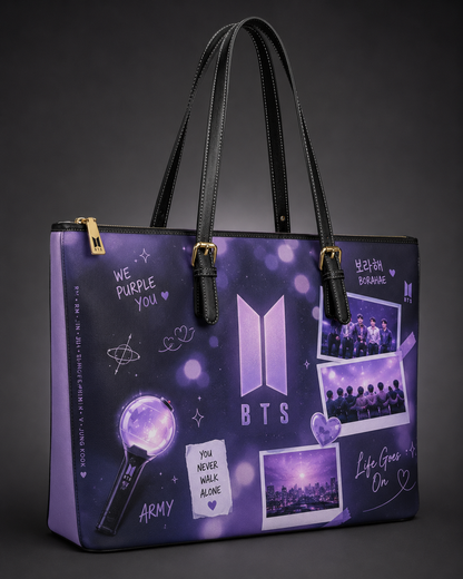 Handmade BTS Tote Bag