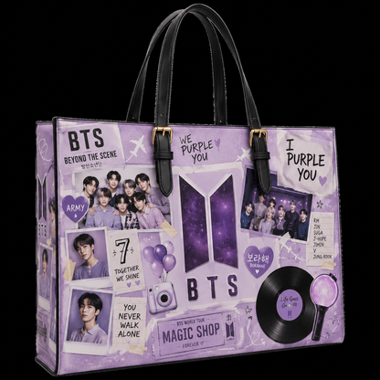 Handmade BTS Tote Bag