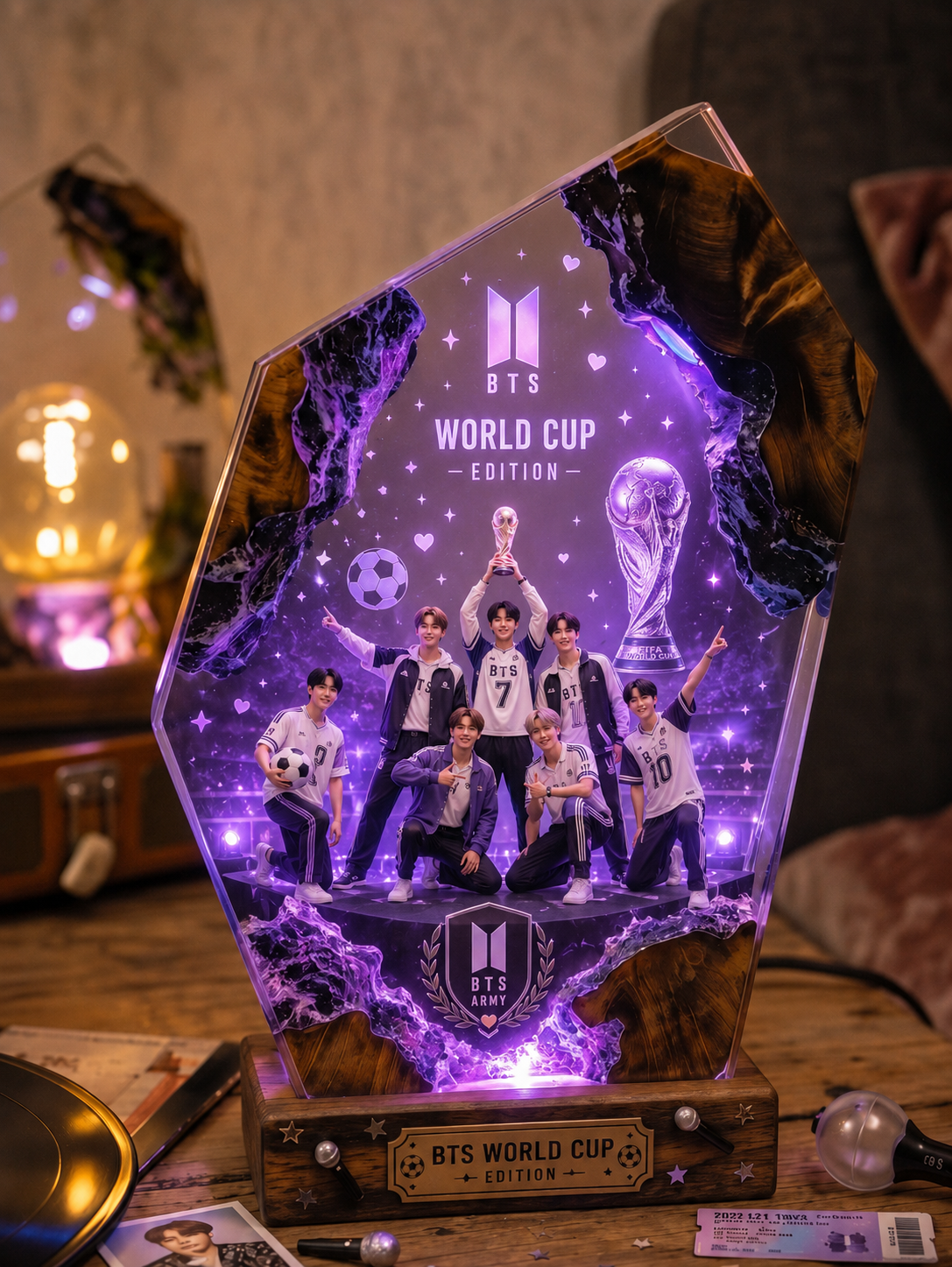 [PRE ORDER] YukiCrafted: BTS Handmade Lamp