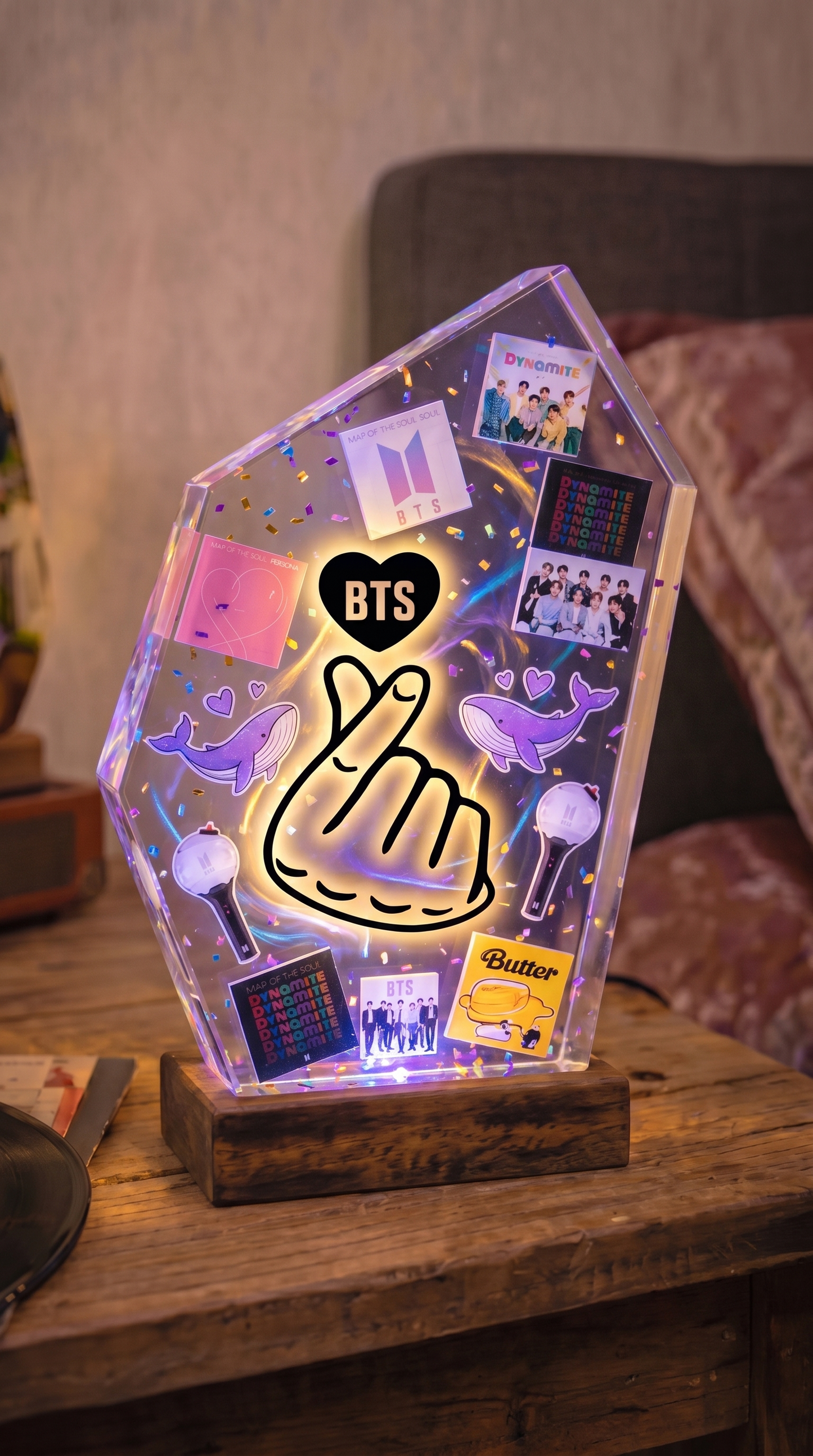 [PRE ORDER] YukiCrafted: BTS Handmade Lamp