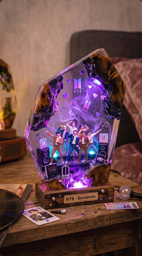 [PRE ORDER] YukiCrafted: BTS Handmade Lamp