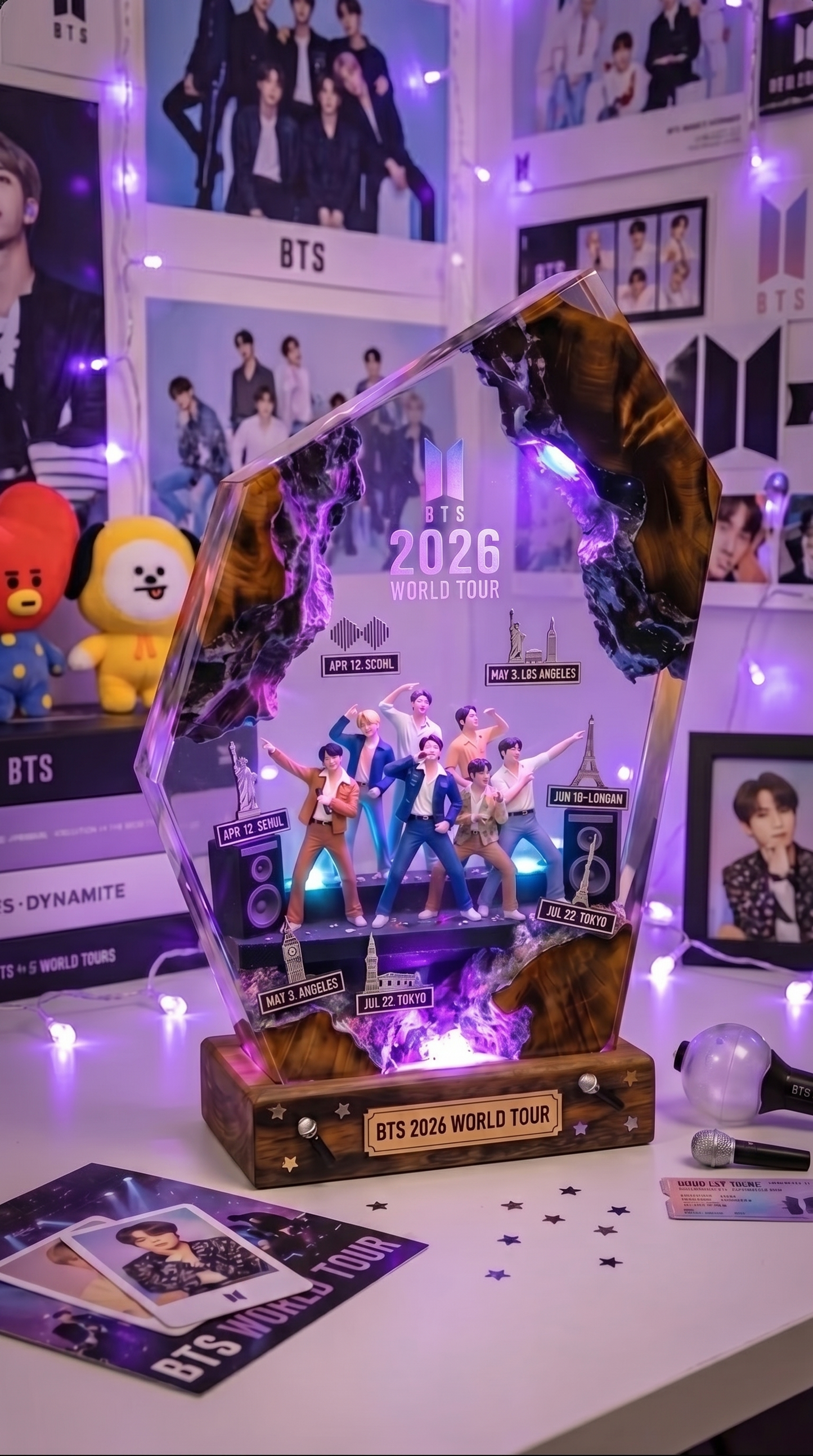 [PRE ORDER] YukiCrafted: BTS Handmade Lamp